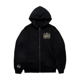 Warren Lotas Golden Nugget Zip Up Hoodie – Black