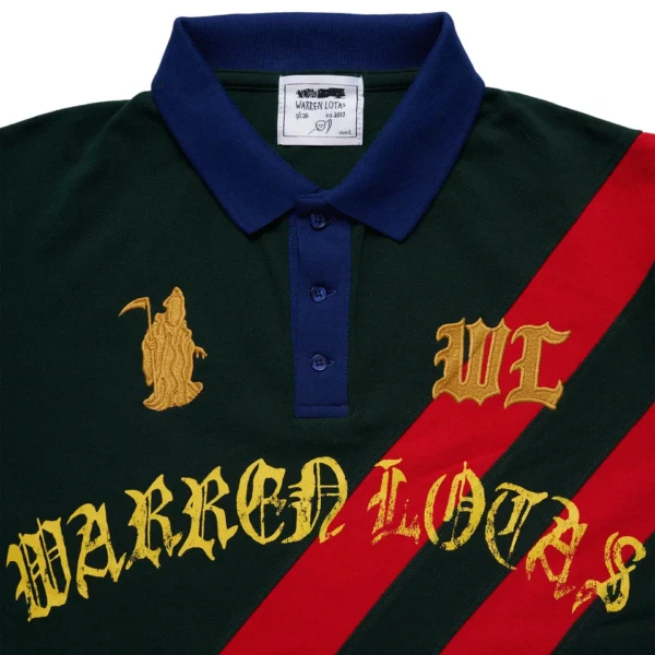 Reaper Academy Polo – Forest GreenRedNavy Warren Lotas Reaper Academy Polo – Forest Green/Red/Navy