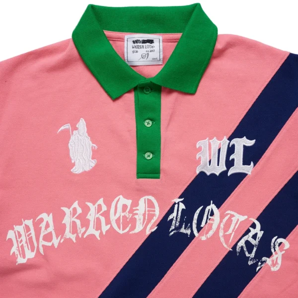Reaper Academy Polo – PinkNavyGreen Warren Lotas Reaper Academy Polo – Pink/Navy/Green