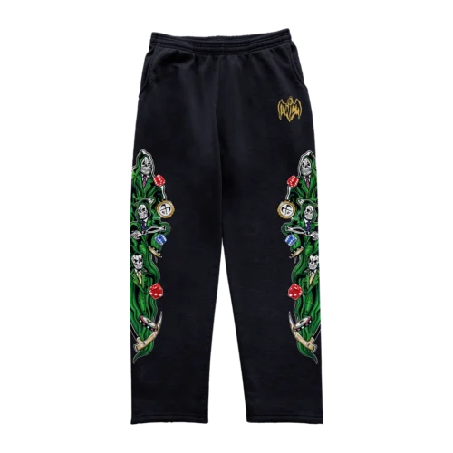 Three Reapers Dice and Chips Sweatpants – Black Warren Lotas Three Reapers Dice and Chips Sweatpants – Black