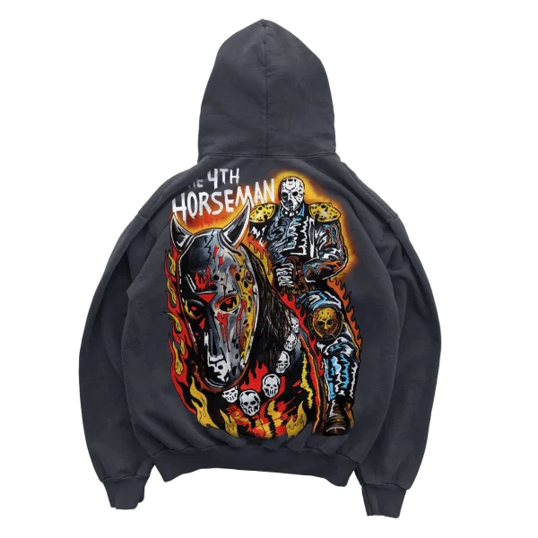 Warren Lotas 4th Horseman Stone Washed Hoodie Warren Lotas 4th Horseman Stone Washed Hoodie