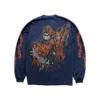Warren Lotas Chain Reaper Long Sleeve T-Shirt – Navy Warren Lotas Chain Reaper Long Sleeve T-Shirt – Navy