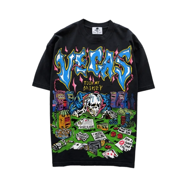 Warren Lotas Vegas Took My Money T-Shirt – Vintage Black Warren Lotas Vegas Took My Money T-Shirt – Vintage Black