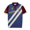 Warren Lotas Reaper Academy Polo – Blue/Cream/Burgundy