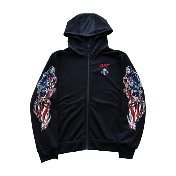 Warren Lotas UFC Three Reapers Track Jacket – Black