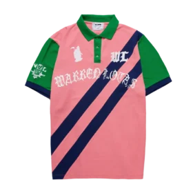 Warren Lotas Reaper Academy Polo – Pink/Navy/Green